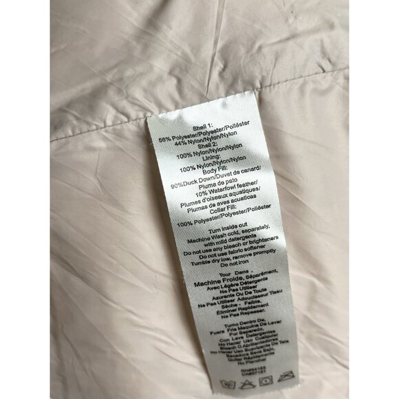 Calvin Klein Performance Women’s Sz Sm Quilted Down Vest Pink Full Zip Down Fill - Picture 6 of 10